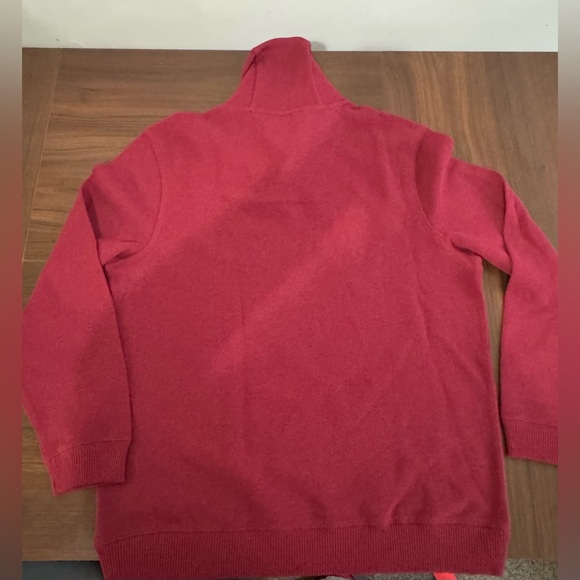 Tasso Elba Men's Textured Shawl-Collar Pullover Sweater in red size L - Picture 6 of 10
